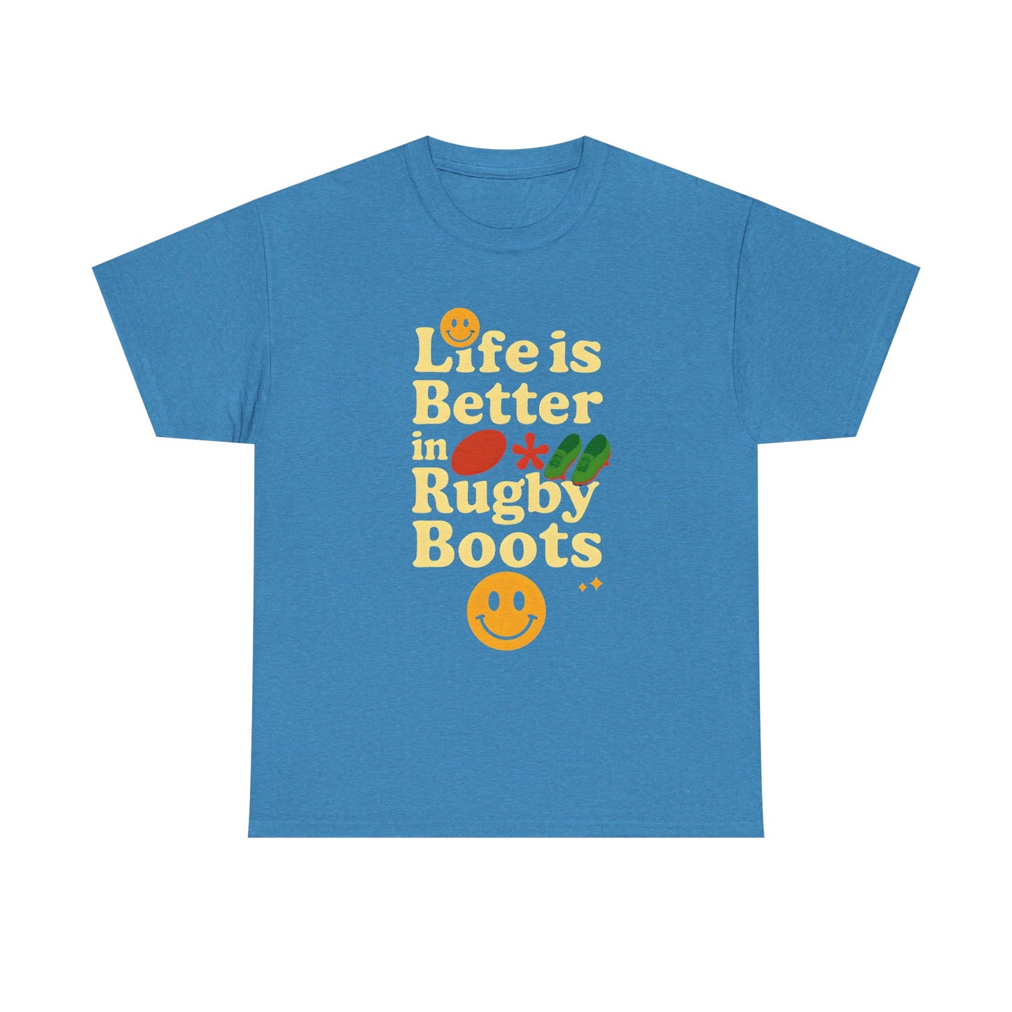 Life is Better in Rugby Boots Unisex T-Shirt