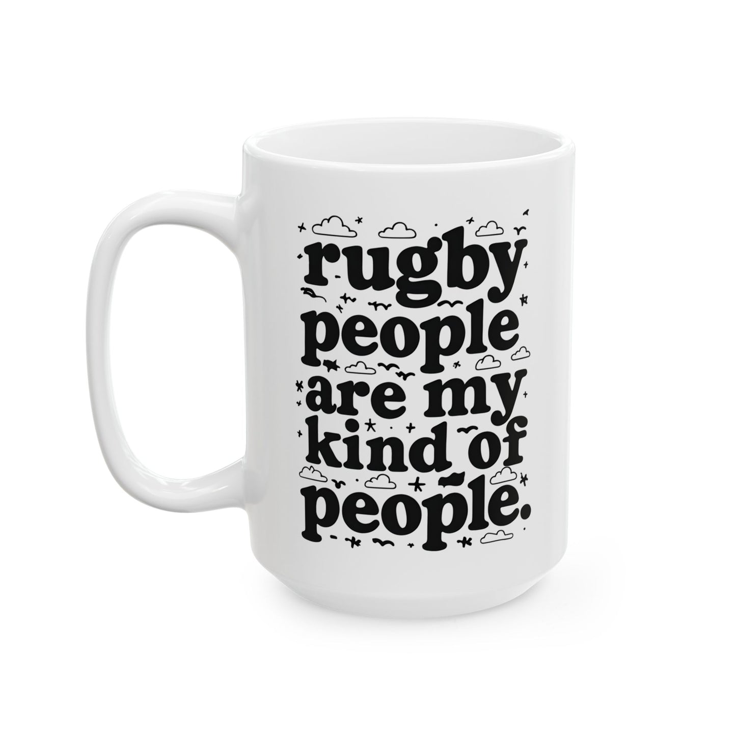 Rugby People Coffee Mug v1 - 15oz