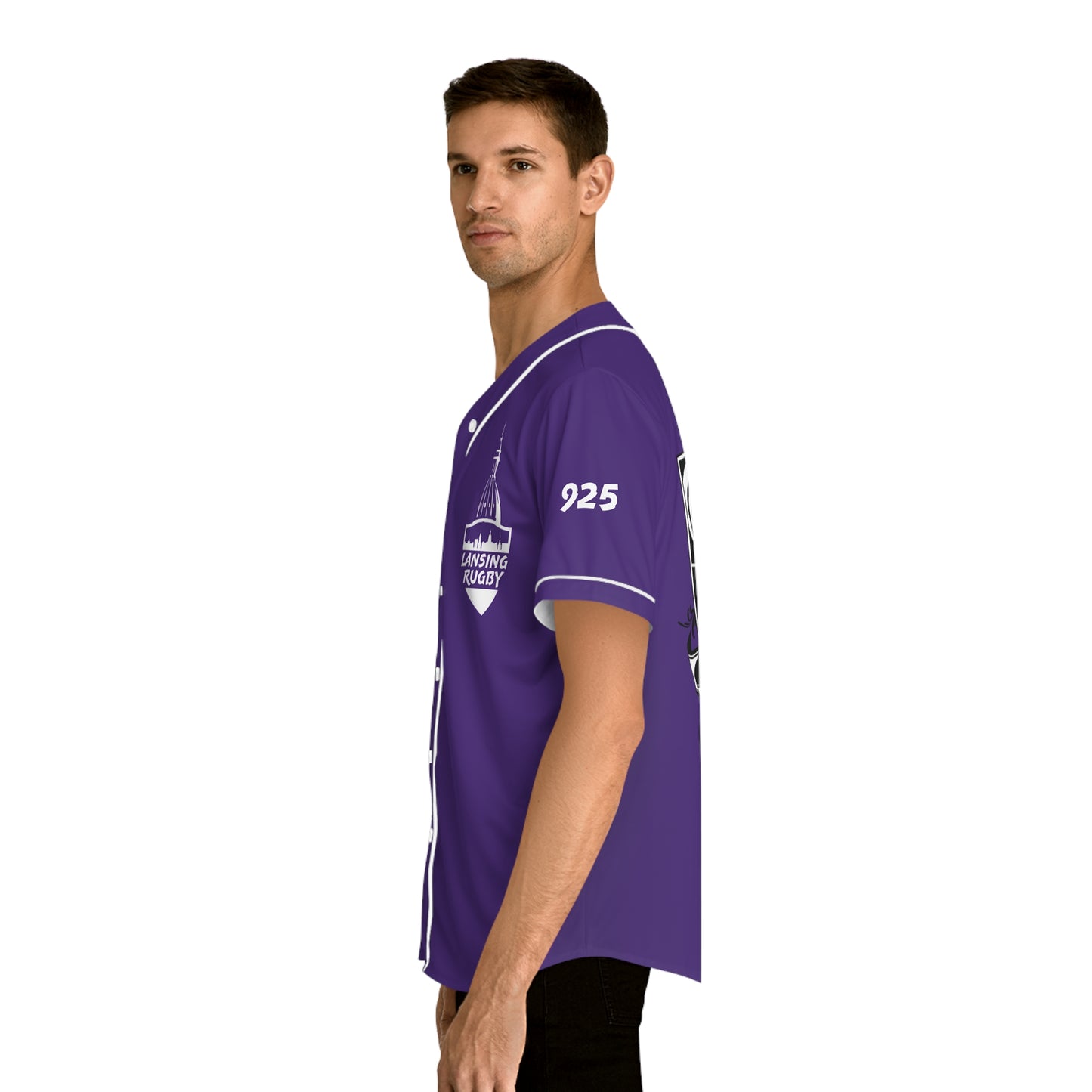 Lansing Rugby - Men's Baseball Jersey