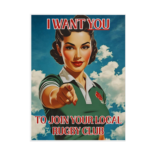 Rugby Club Recruitment Poster