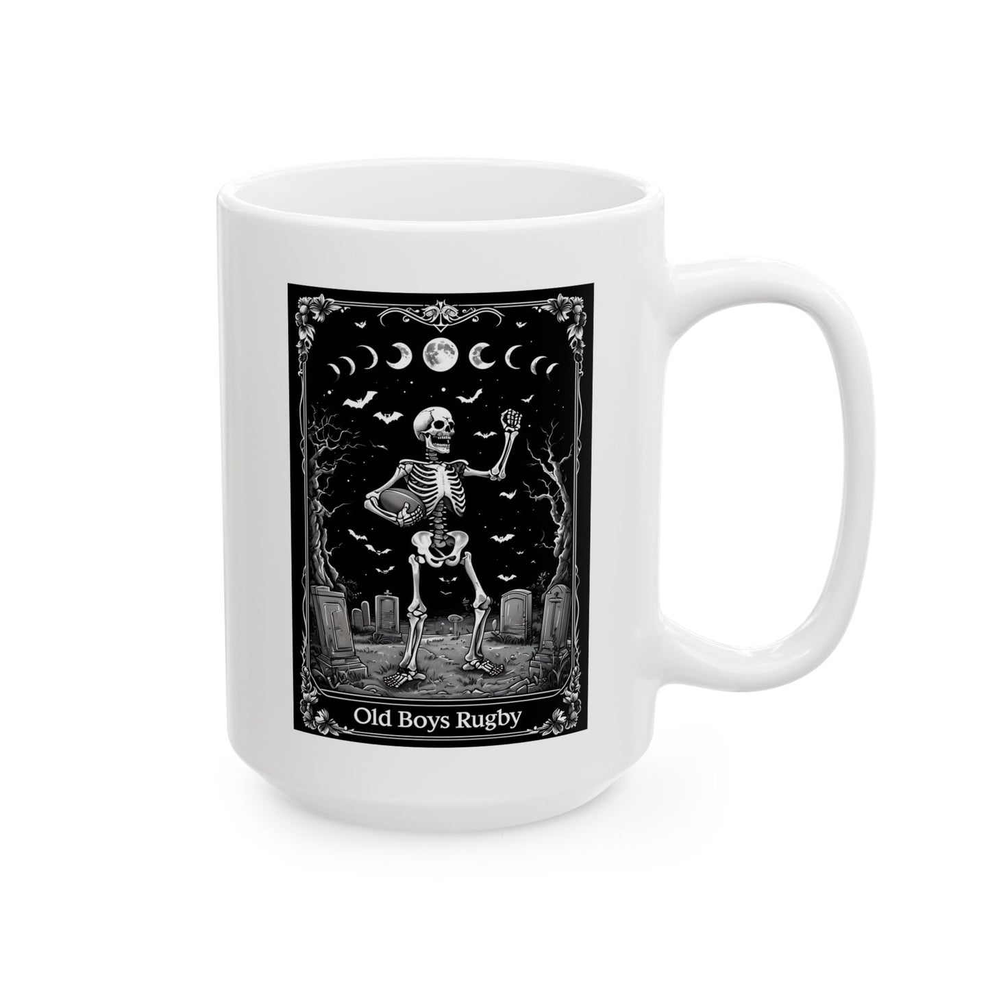 Old Boys Rugby Tarot Card Mug - 15oz