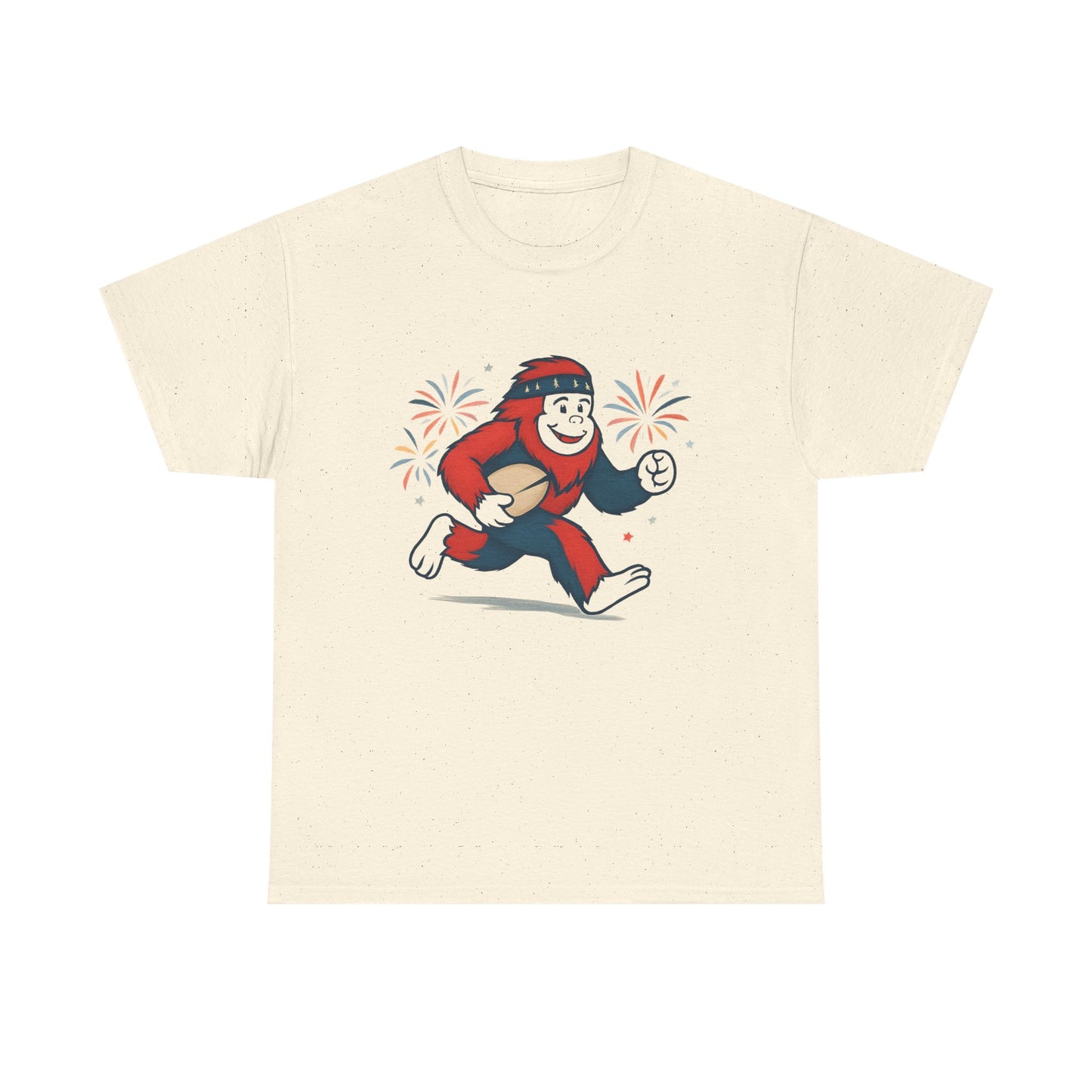 Patriotic Rugby Sasquatch - Adult Unisex T-Shirt