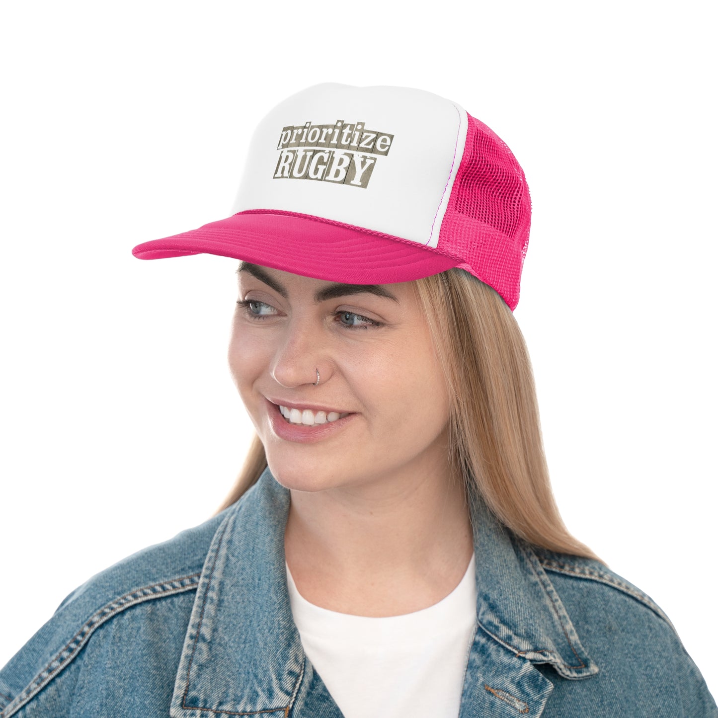 Prioritize Rugby Trucker Cap