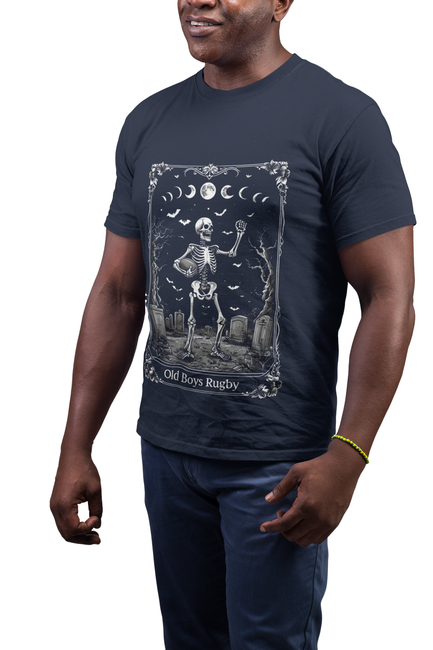 Tarot Card Skeleton Tee, Old Boys Rugby