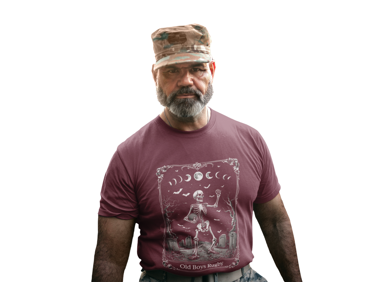 Tarot Card Skeleton Tee, Old Boys Rugby