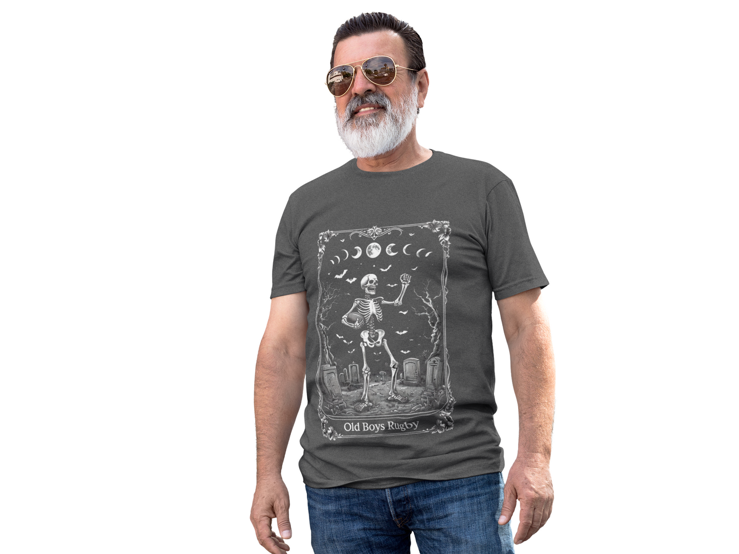 Tarot Card Skeleton Tee, Old Boys Rugby