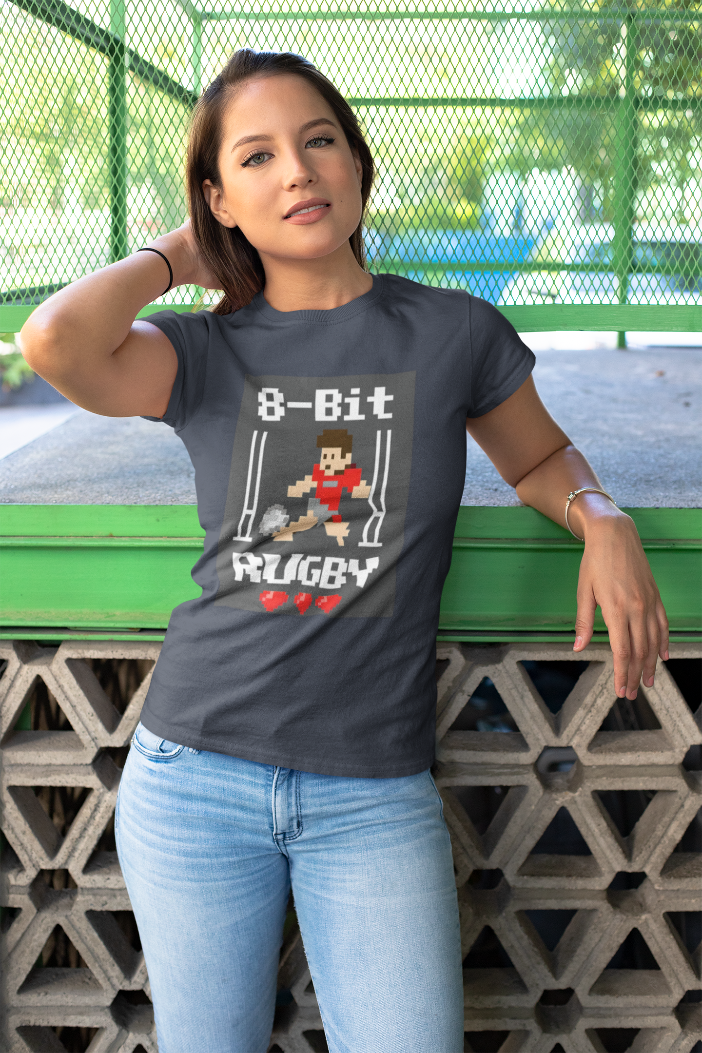 8-Bit Rugby Unisex T-Shirt