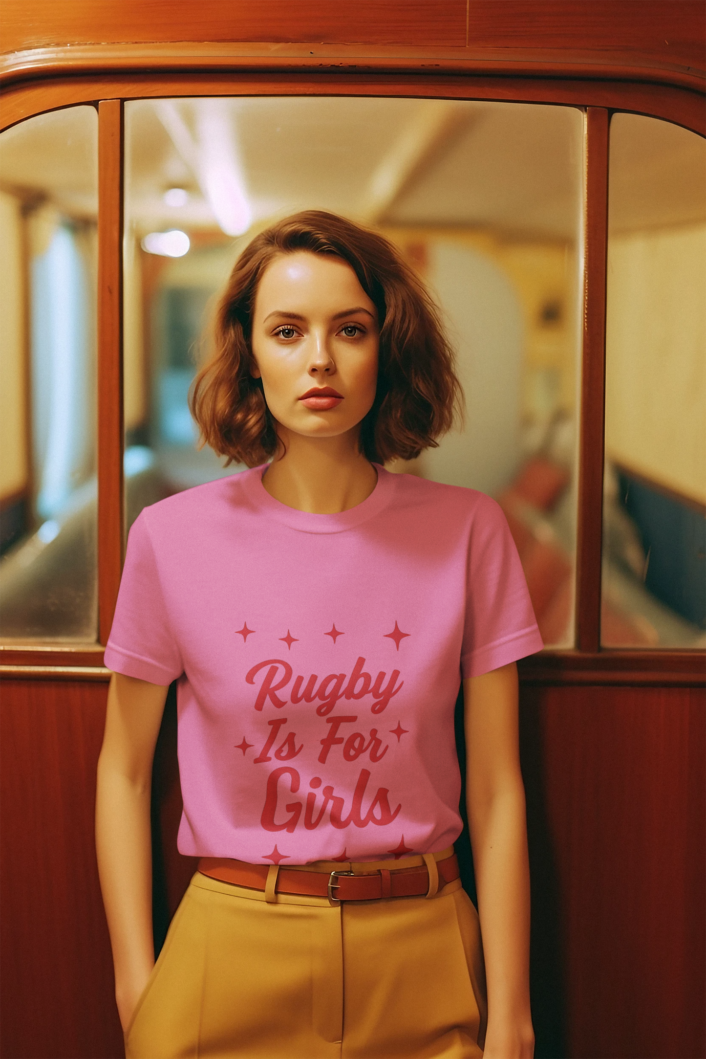 Rugby Is For Girls - Women's Cotton T-Shirt