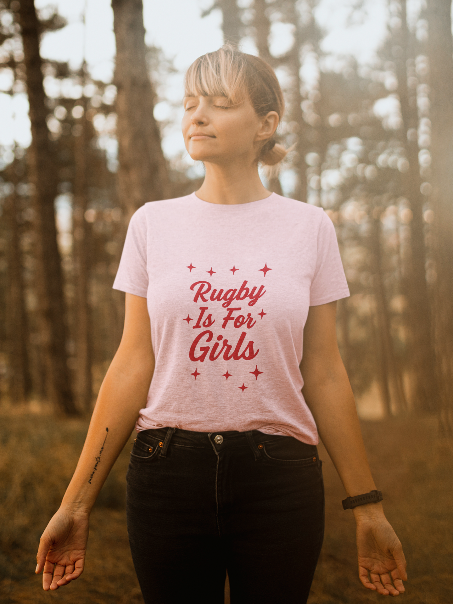 Rugby Is For Girls - Women's Cotton T-Shirt