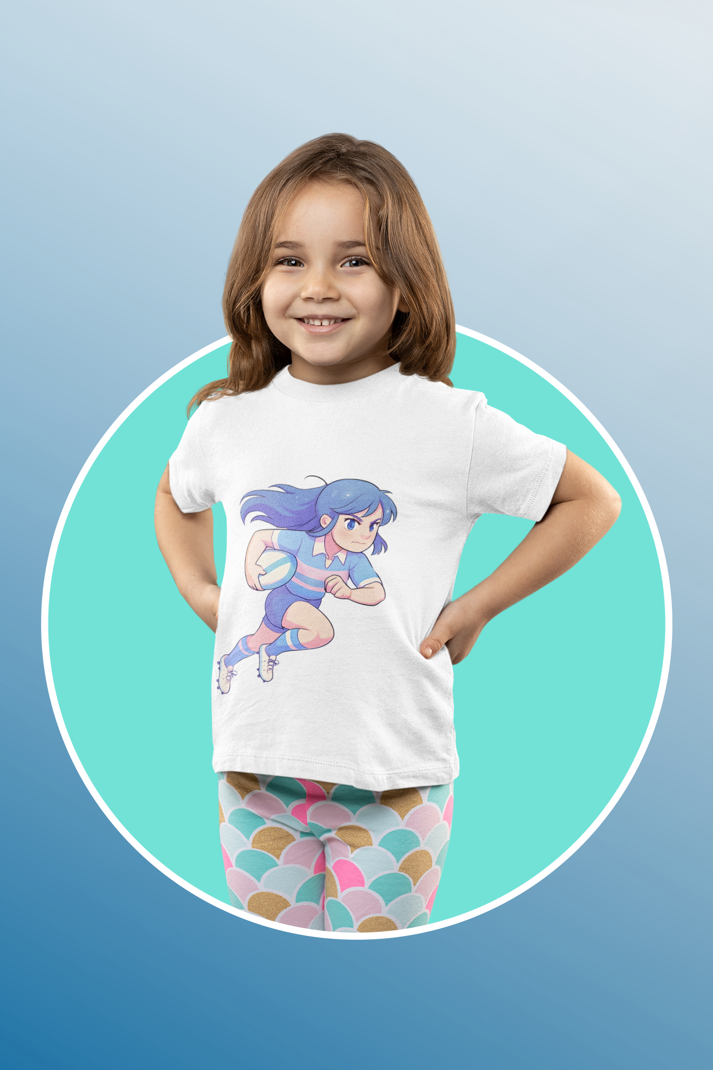Anime Rugby Girl - TODDLER T-Shirt