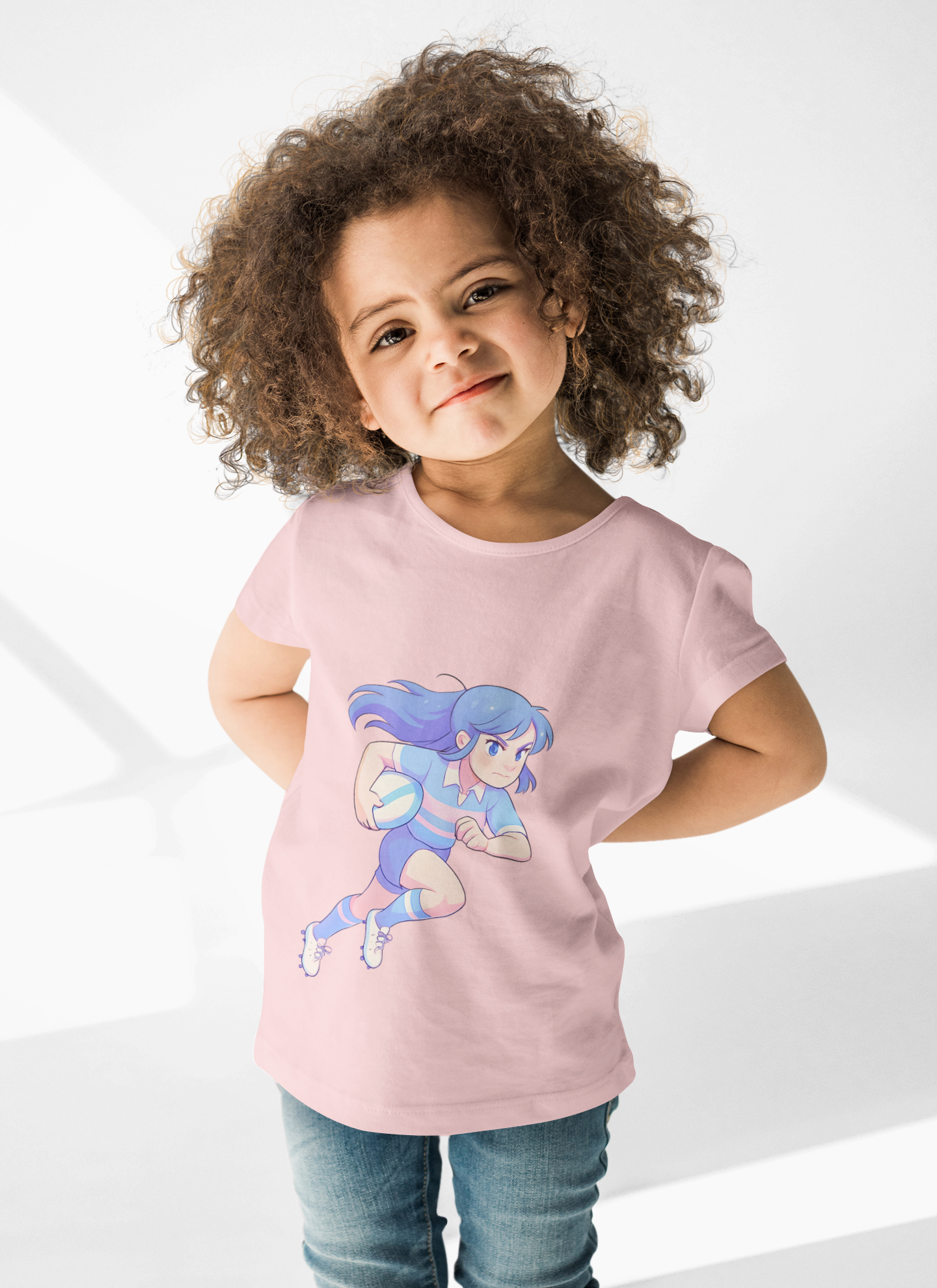 Anime Rugby Girl - TODDLER T-Shirt