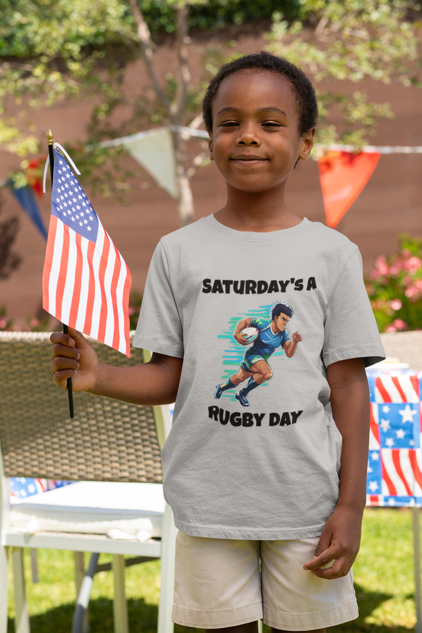 Saturday's a Rugby Day Anime Style - TODDLER T-Shirt
