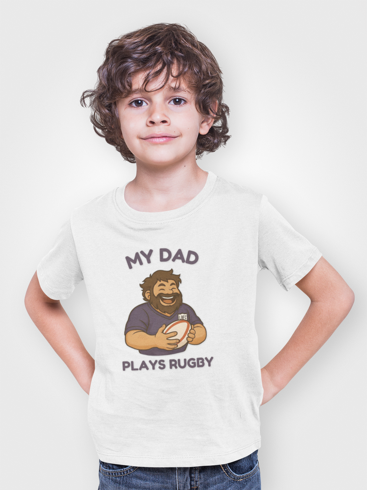 My Dad Plays Rugby TODDLER T-Shirt