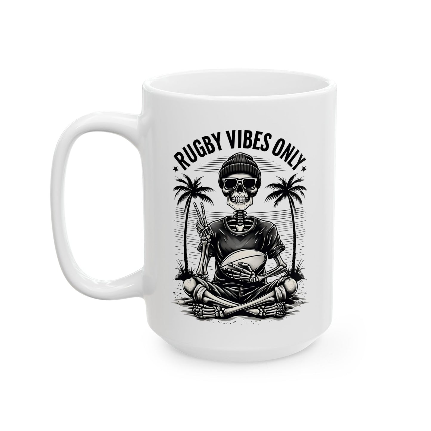Rugby Vibes Only Coffee Mug - 15oz