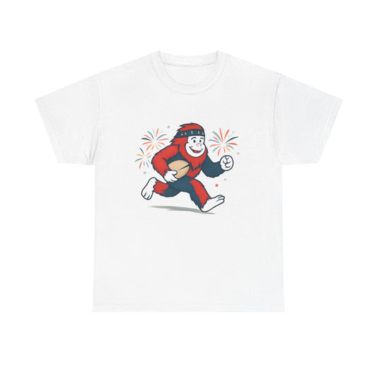Patriotic Rugby Sasquatch - Adult Unisex T-Shirt