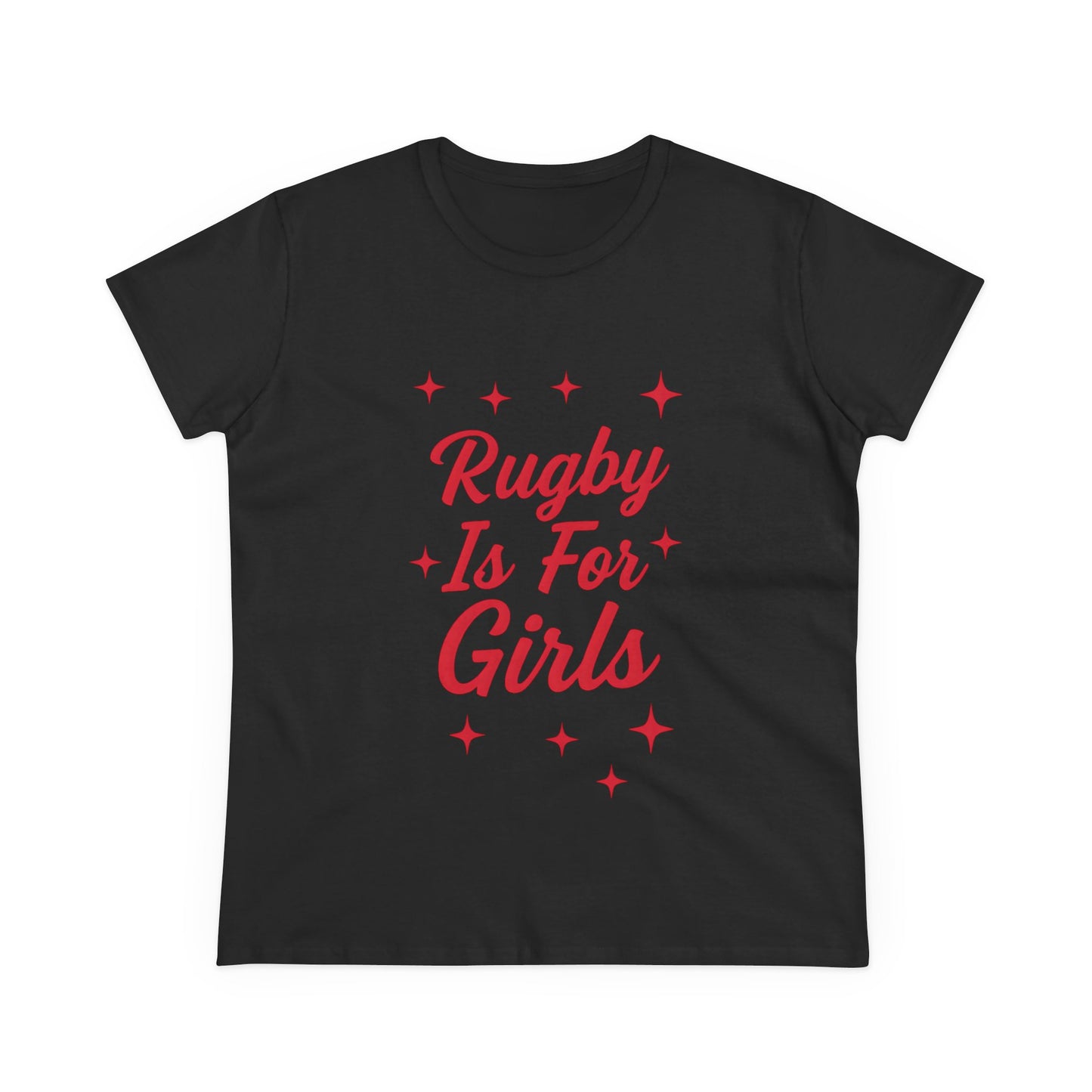 Rugby Is For Girls - Women's Cotton T-Shirt