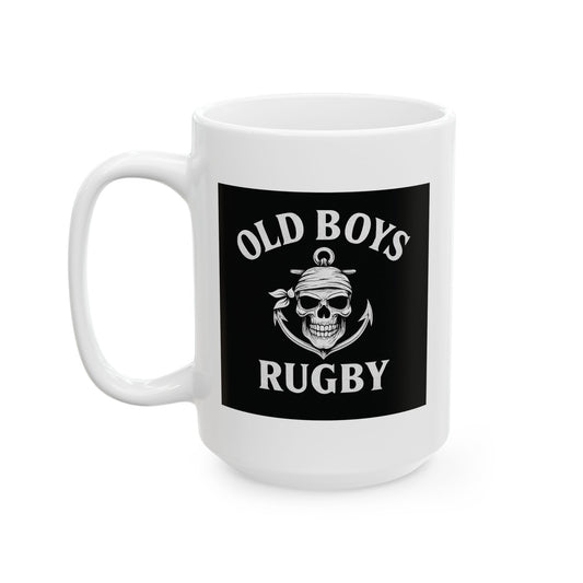 Old Boys Rugby Logo Coffee Mug - 15oz