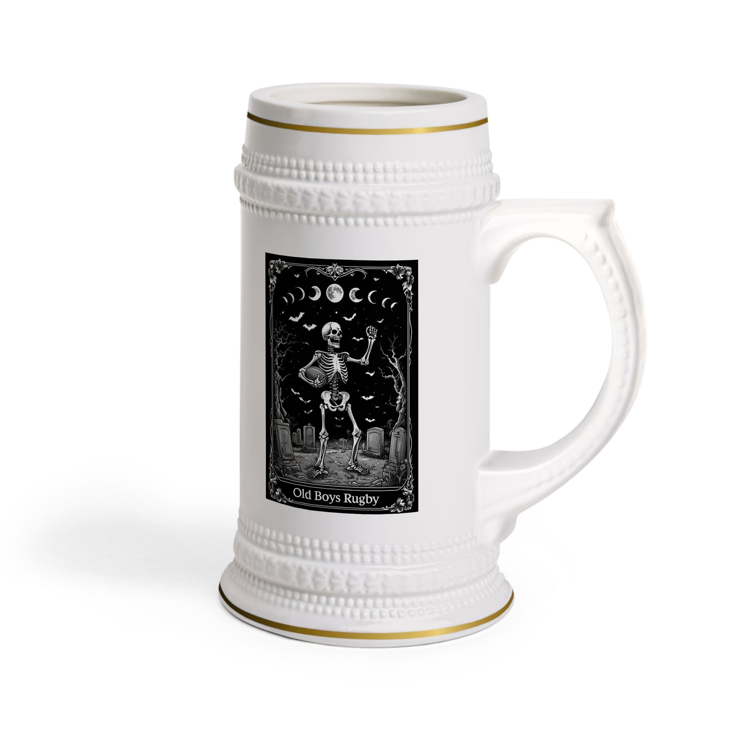 Old Boys Rugby Beer Stein - 22oz