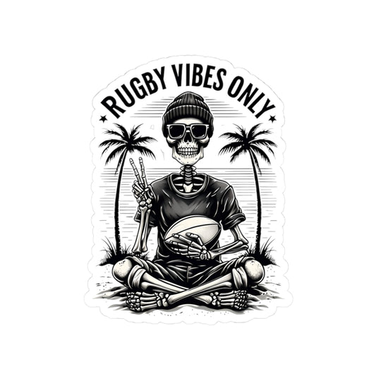 Rugby Vibes Only Vinyl Sticker