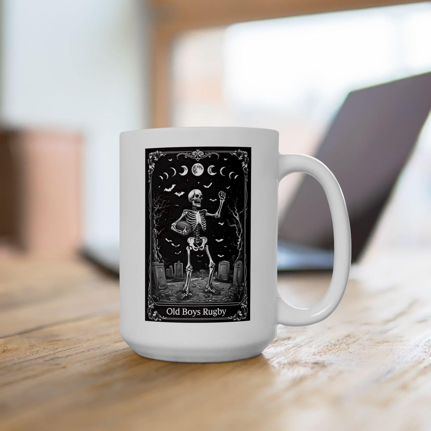 Old Boys Rugby Tarot Card Mug - 15oz