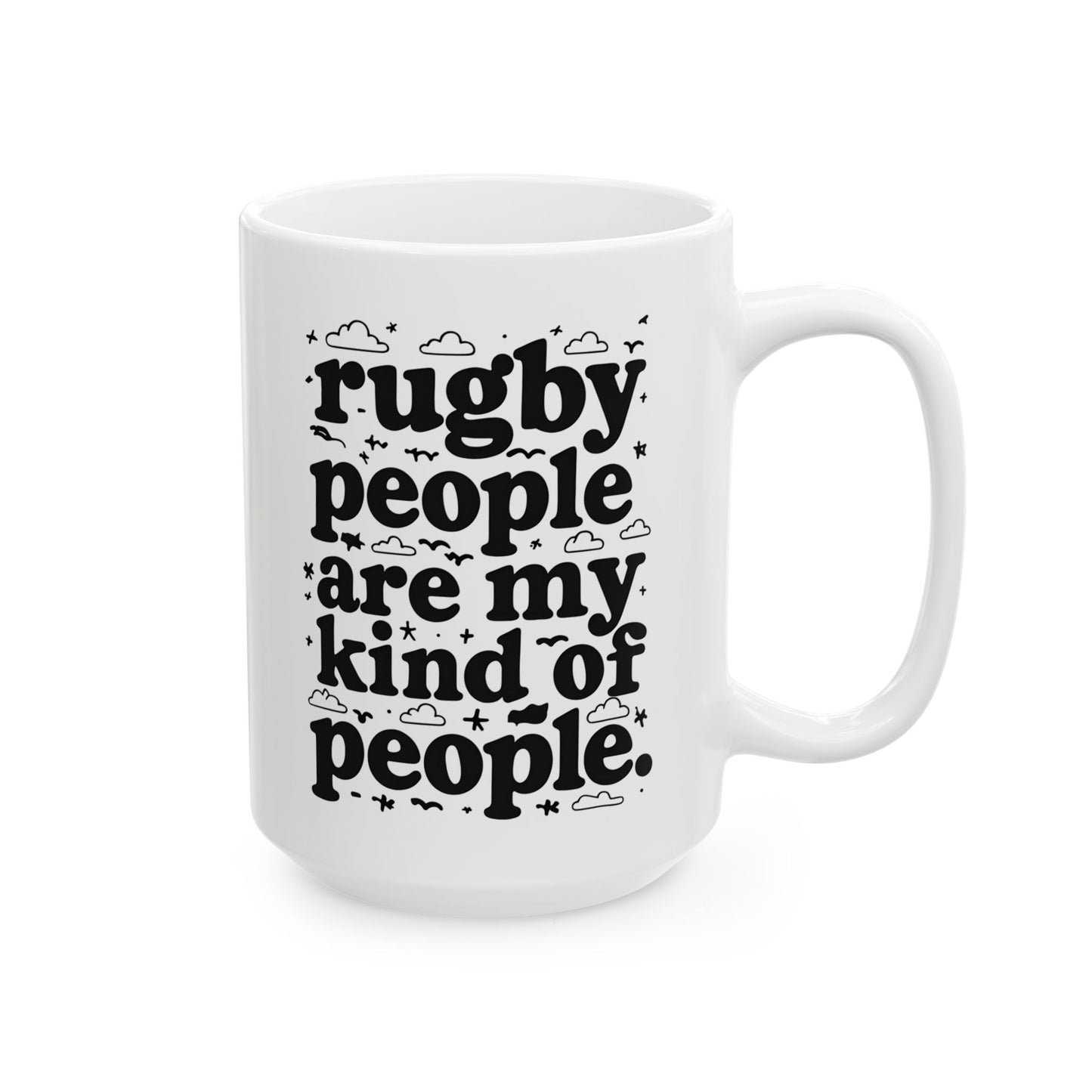 Rugby People Coffee Mug v1 - 15oz