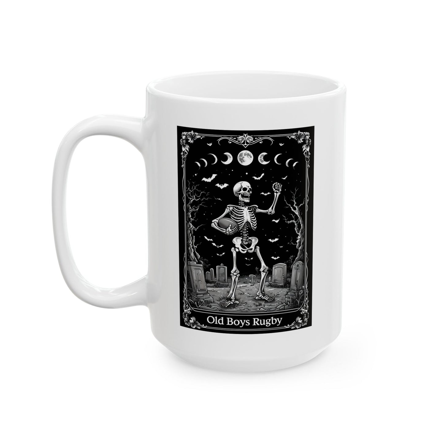 Old Boys Rugby Tarot Card Mug - 15oz