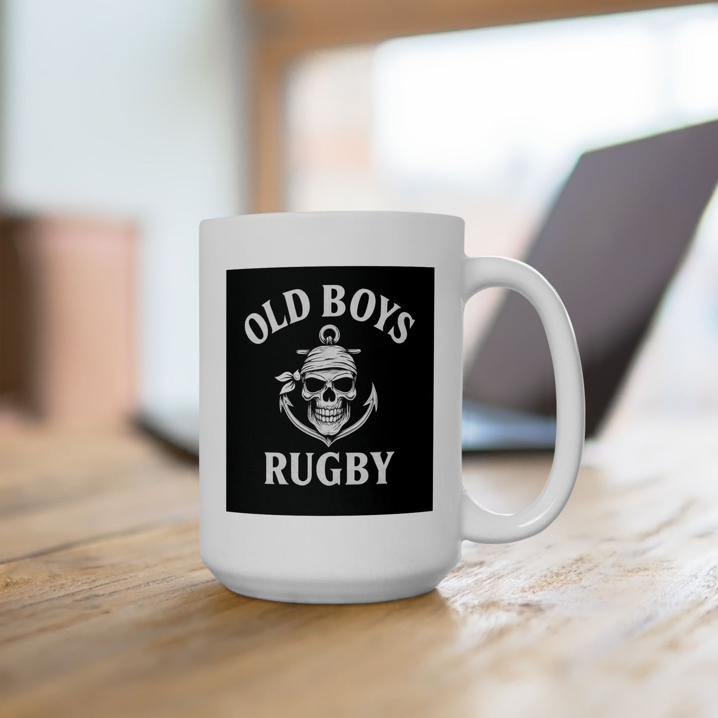 Old Boys Rugby Logo Coffee Mug - 15oz