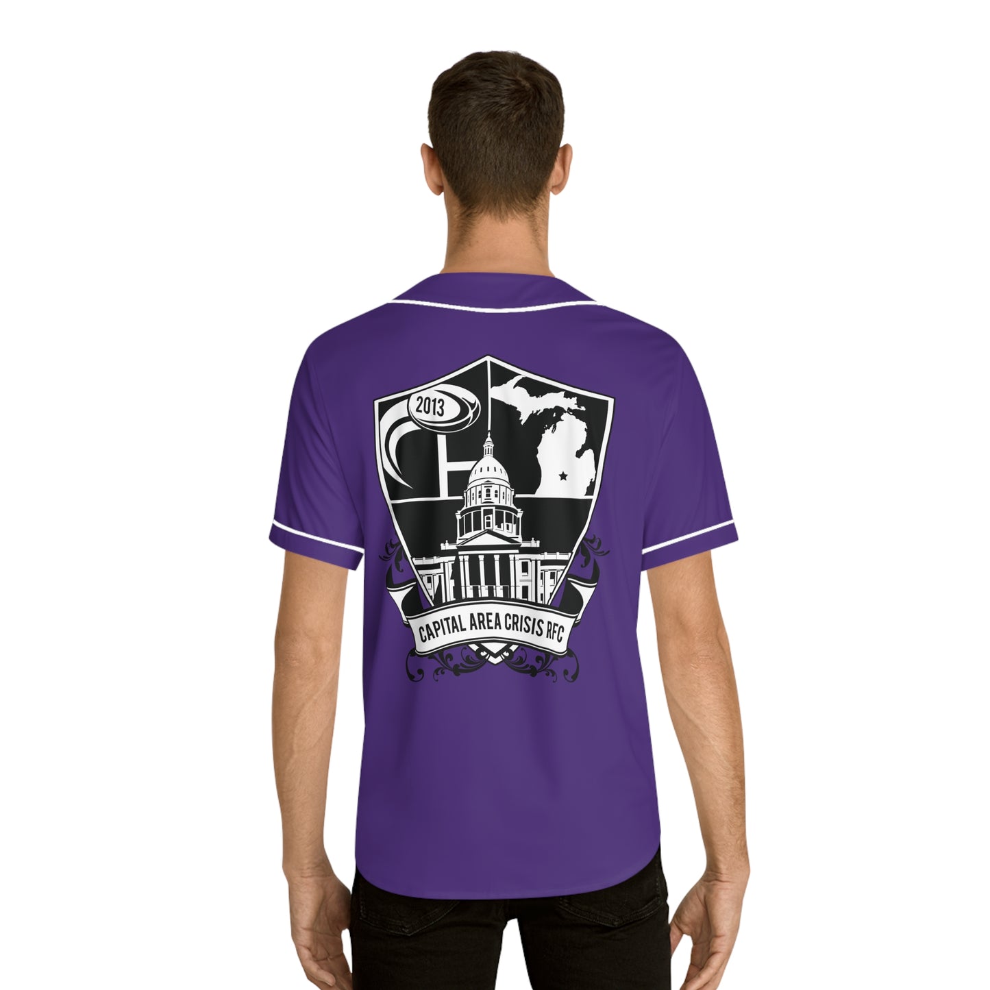 Lansing Rugby - Men's Baseball Jersey
