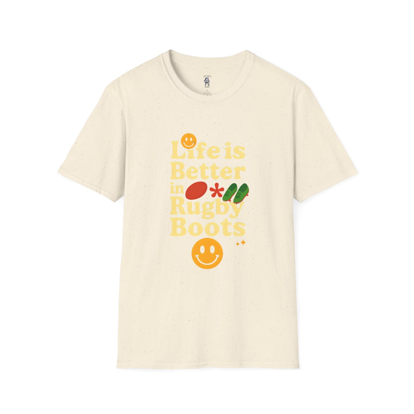 Life is Better in Rugby Boots Unisex T-Shirt
