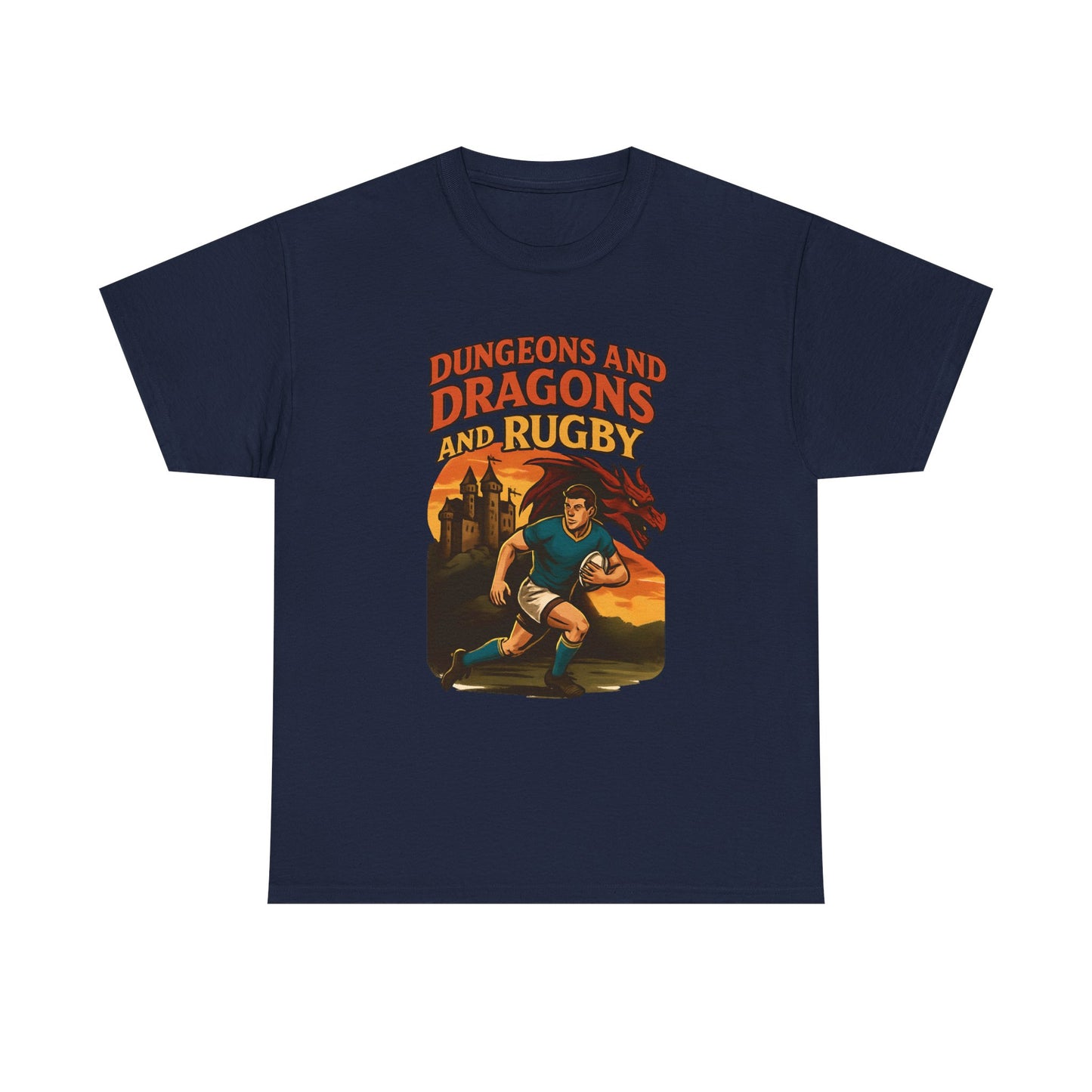 Dungeons and Dragons and Rugby Unisex T-Shirt