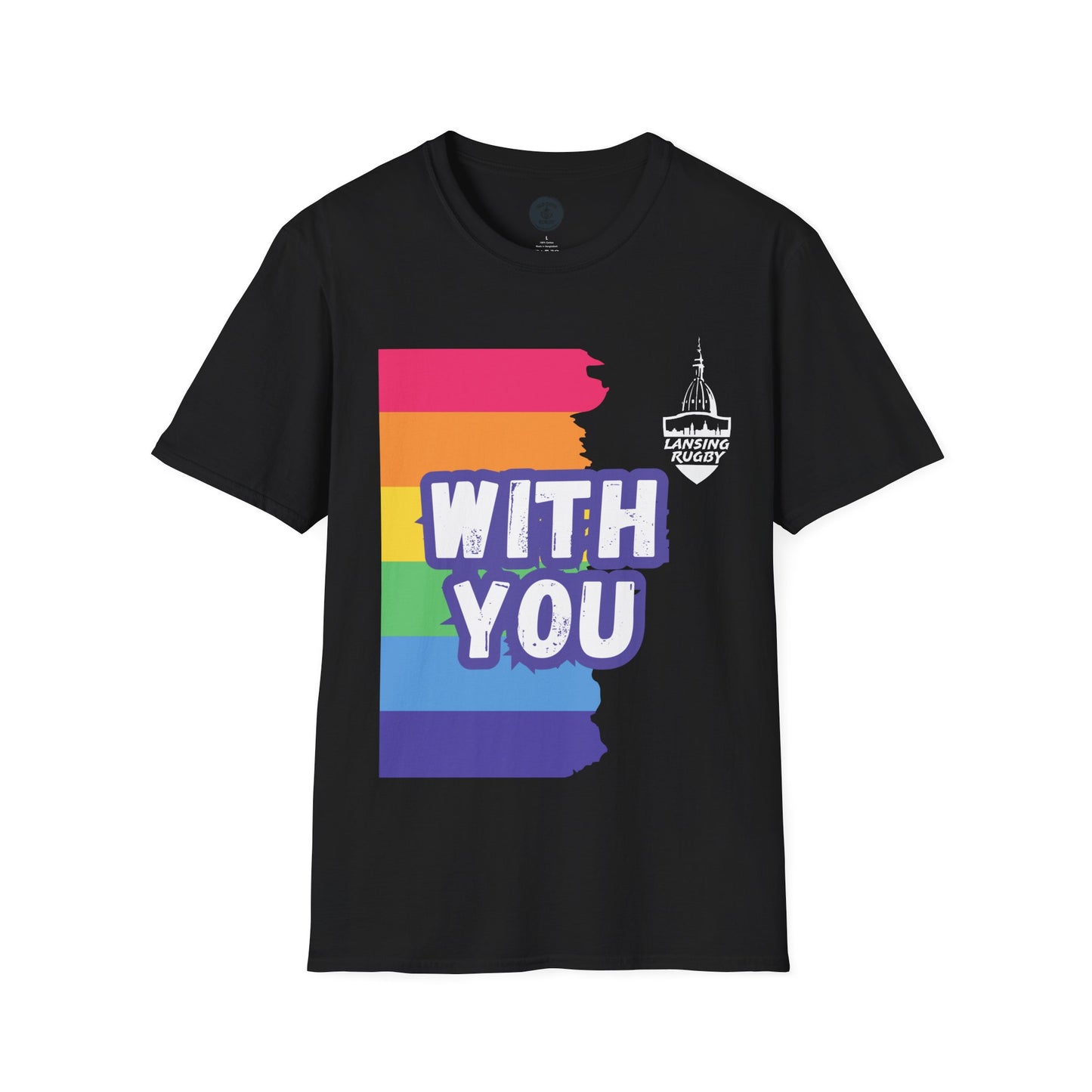 Lansing Rugby Pride - Unisex Softstyle T-Shirt