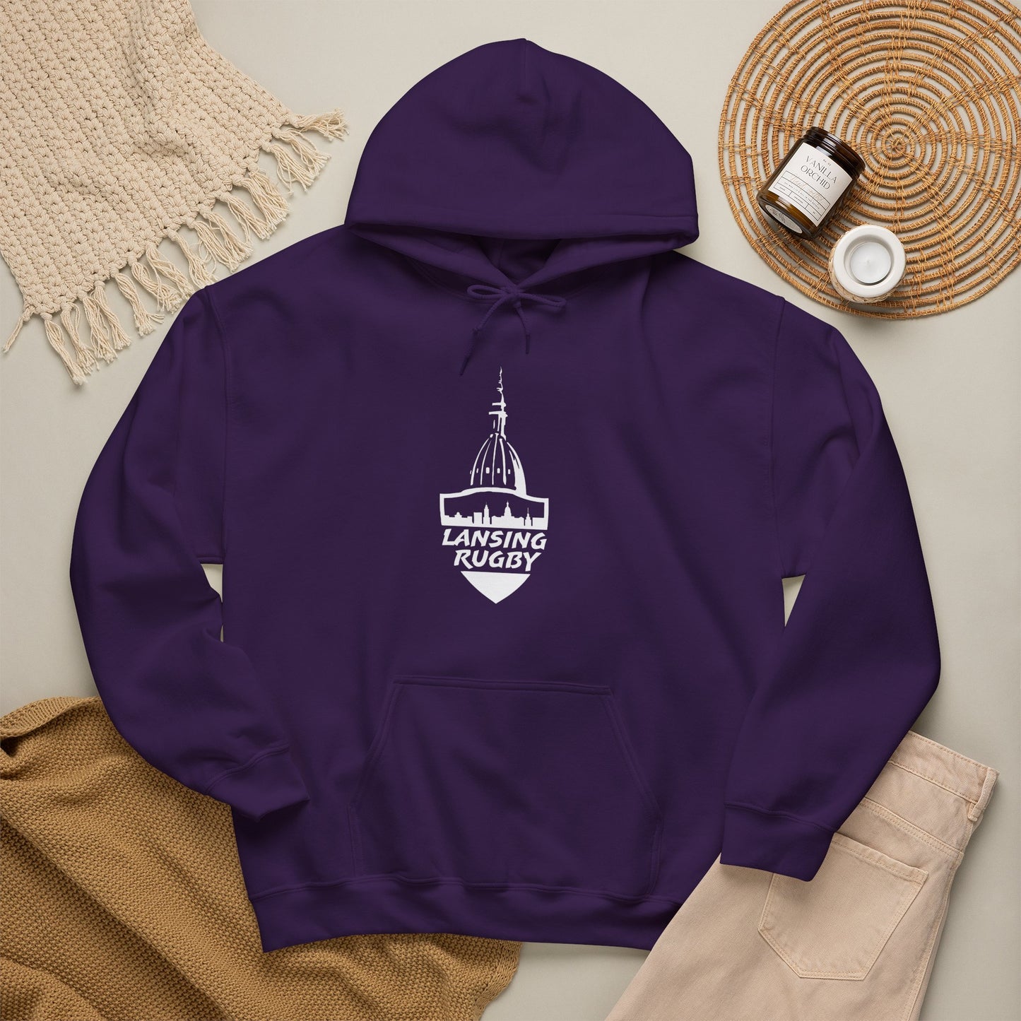 Lansing Rugby - Unisex Heavy Blend™ Hooded Sweatshirt