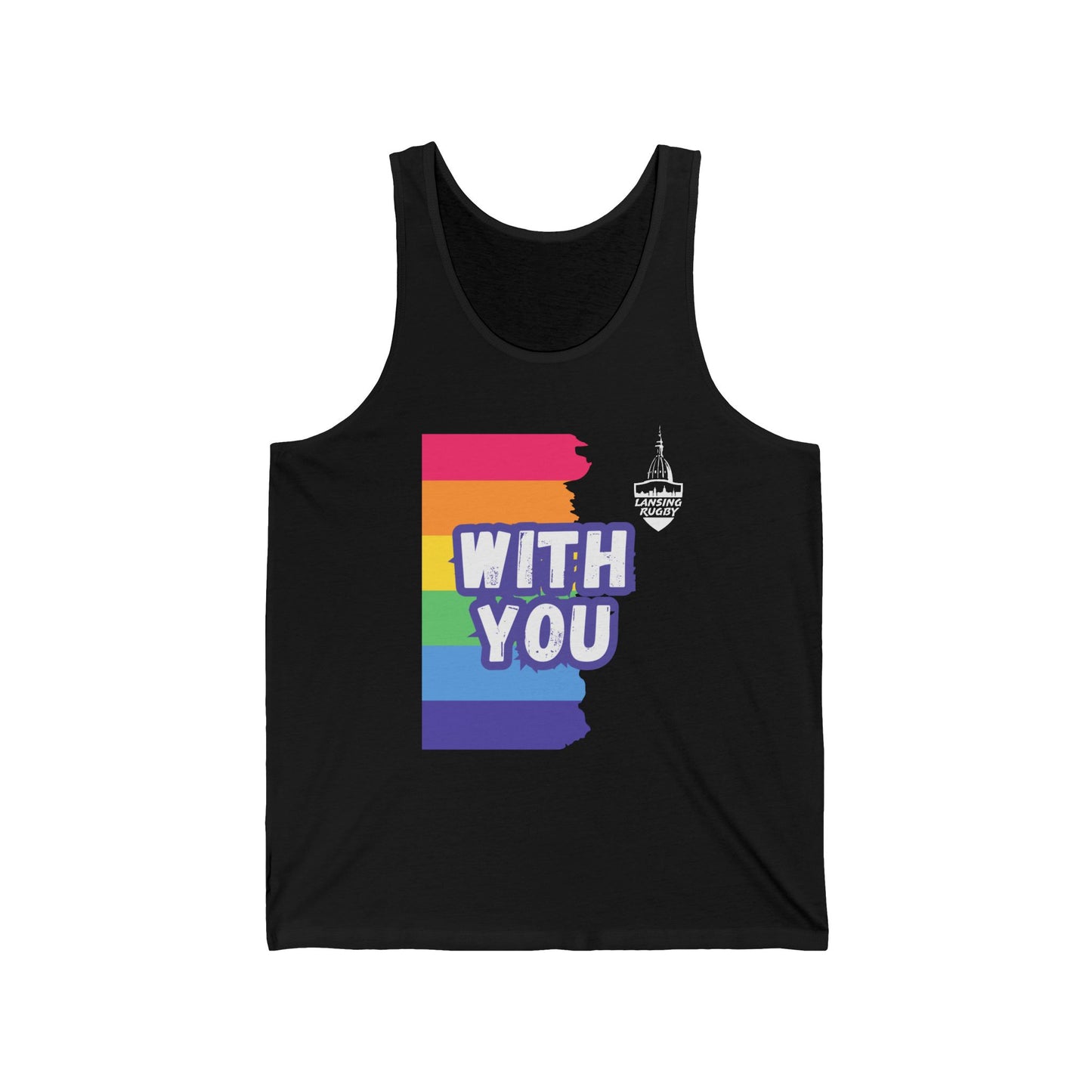 Lansing Rugby "With You" Unisex Jersey Tank