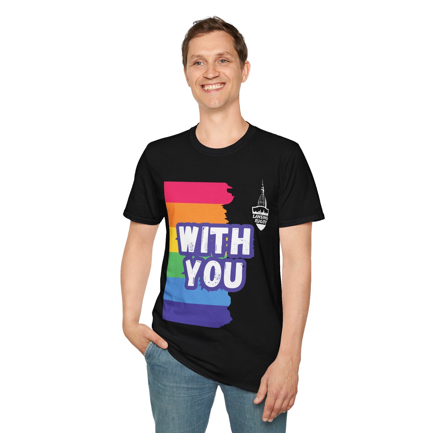Lansing Rugby Pride - Unisex Softstyle T-Shirt