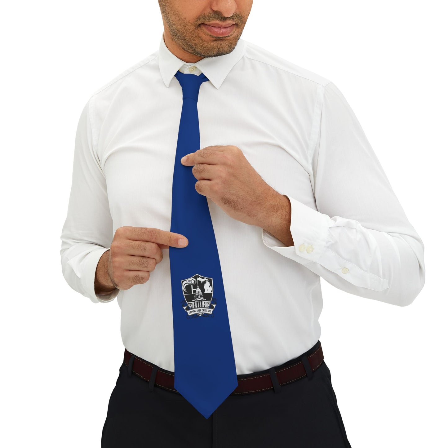 Lansing Rugby Necktie - Crest Logo