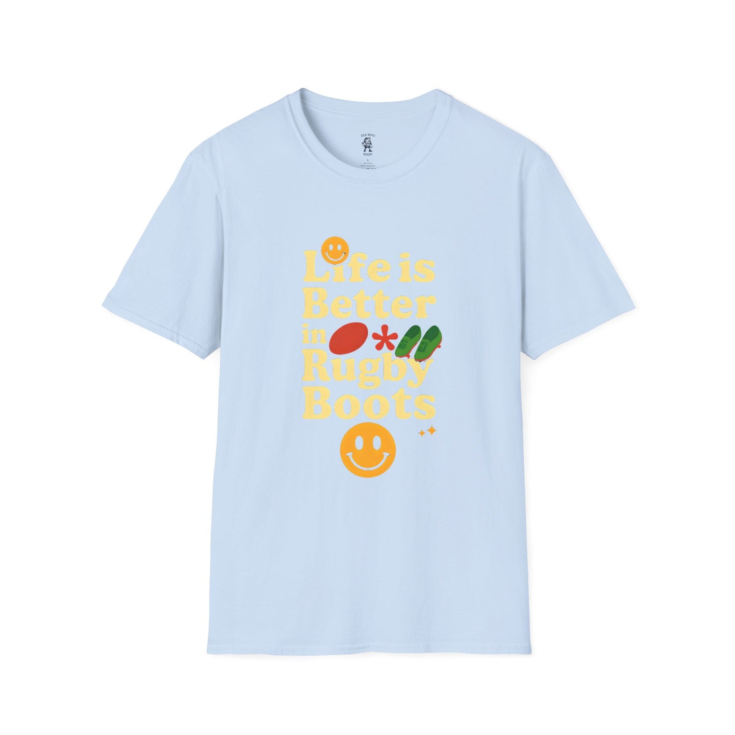 Life is Better in Rugby Boots Unisex T-Shirt