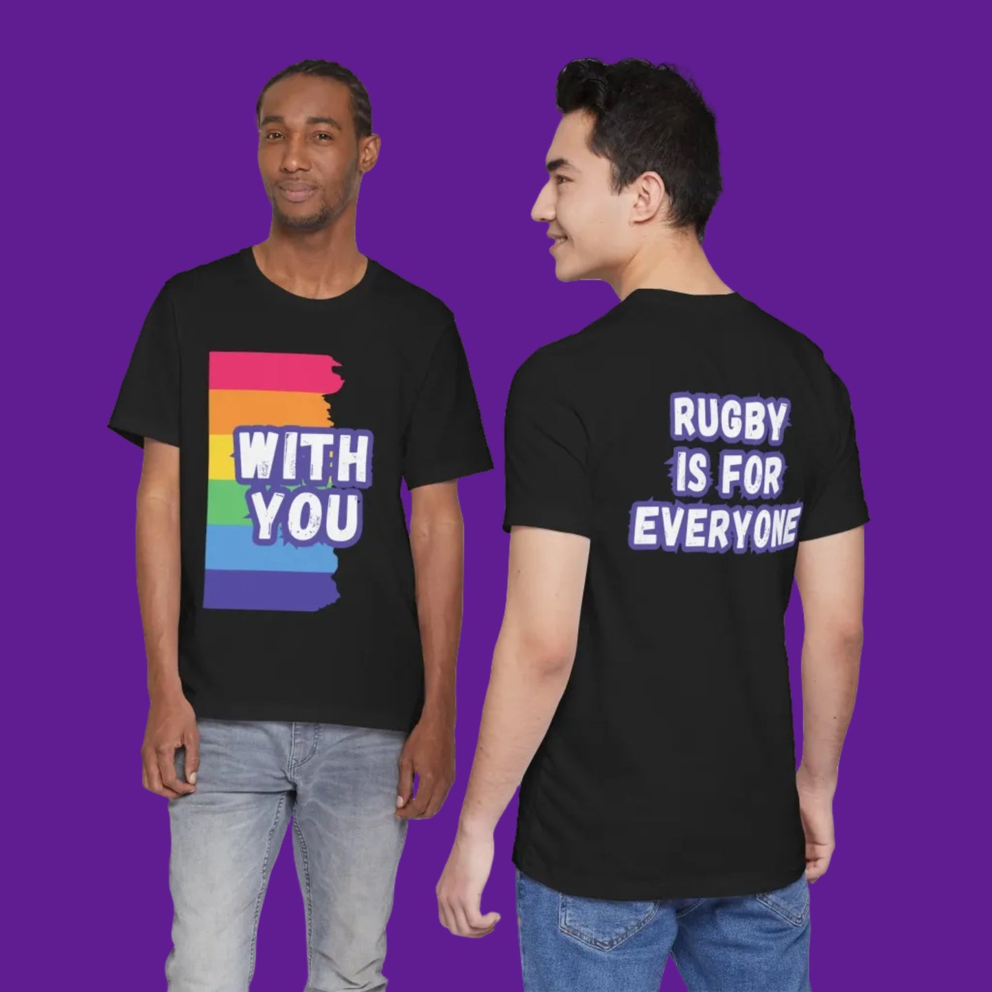 With You - Unisex Jersey Short Sleeve Tee
