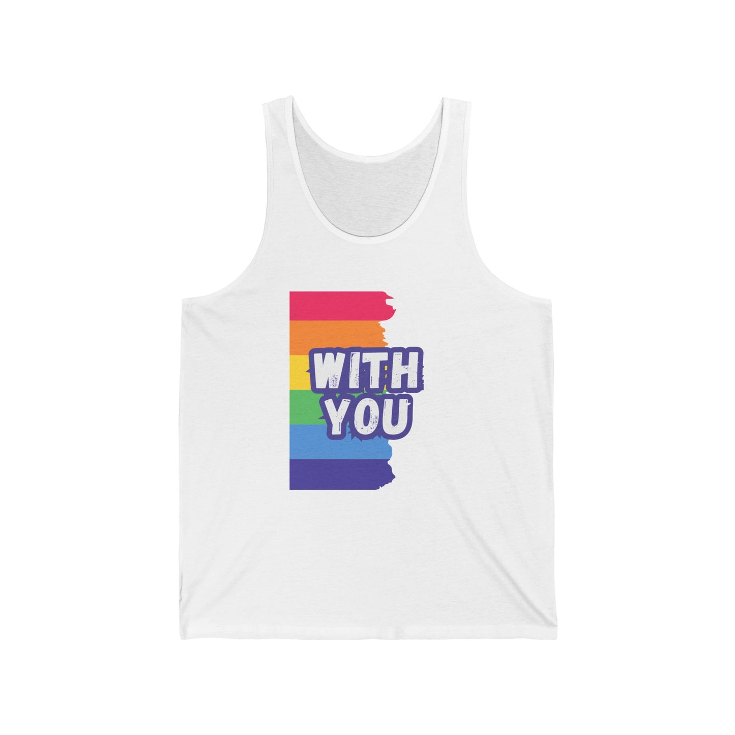 With You - Unisex Jersey Tank