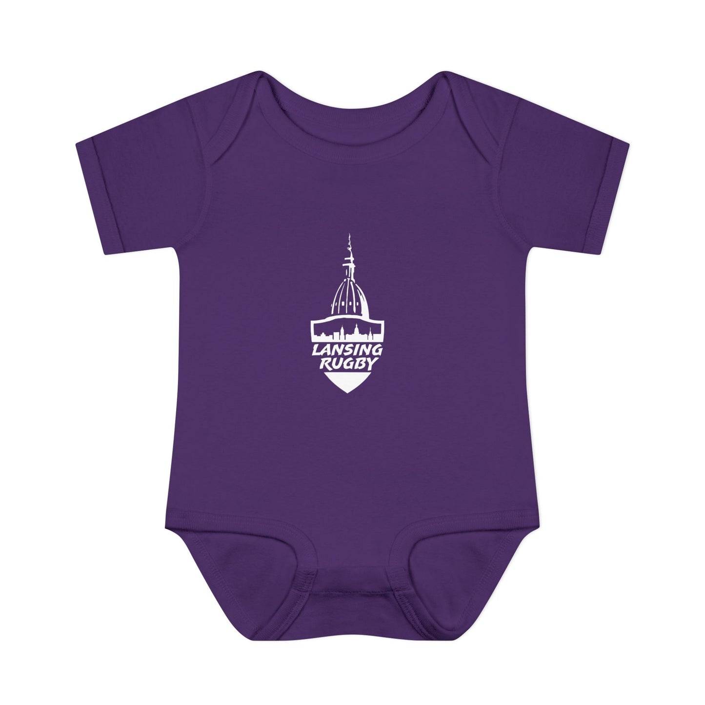 Lansing Rugby "I'm Told I Like Rugby" - Infant Baby Rib Bodysuit