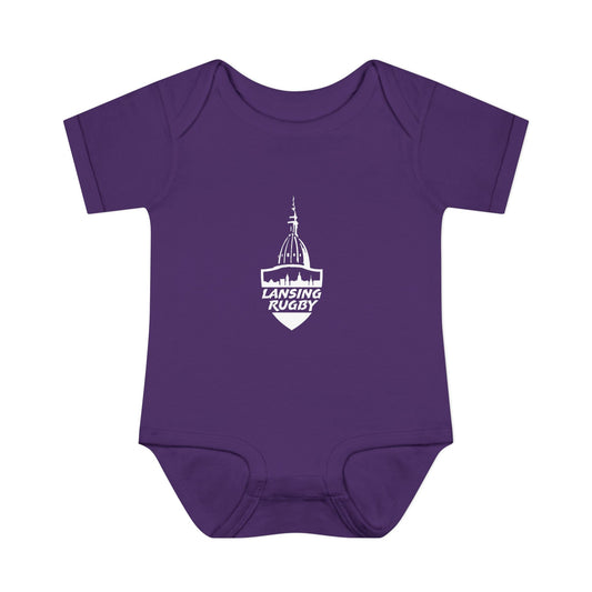 Lansing Rugby "I'm Told I Like Rugby" - Infant Baby Rib Bodysuit