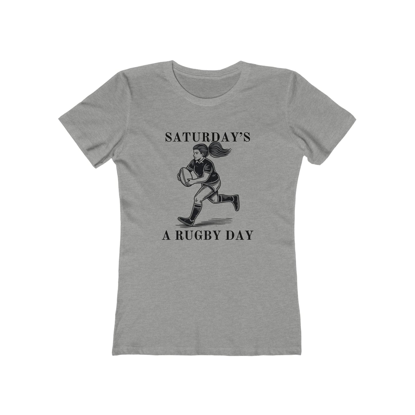 Saturday is for (Woman's) Rugby - Woman's Cut Soft Style Tee