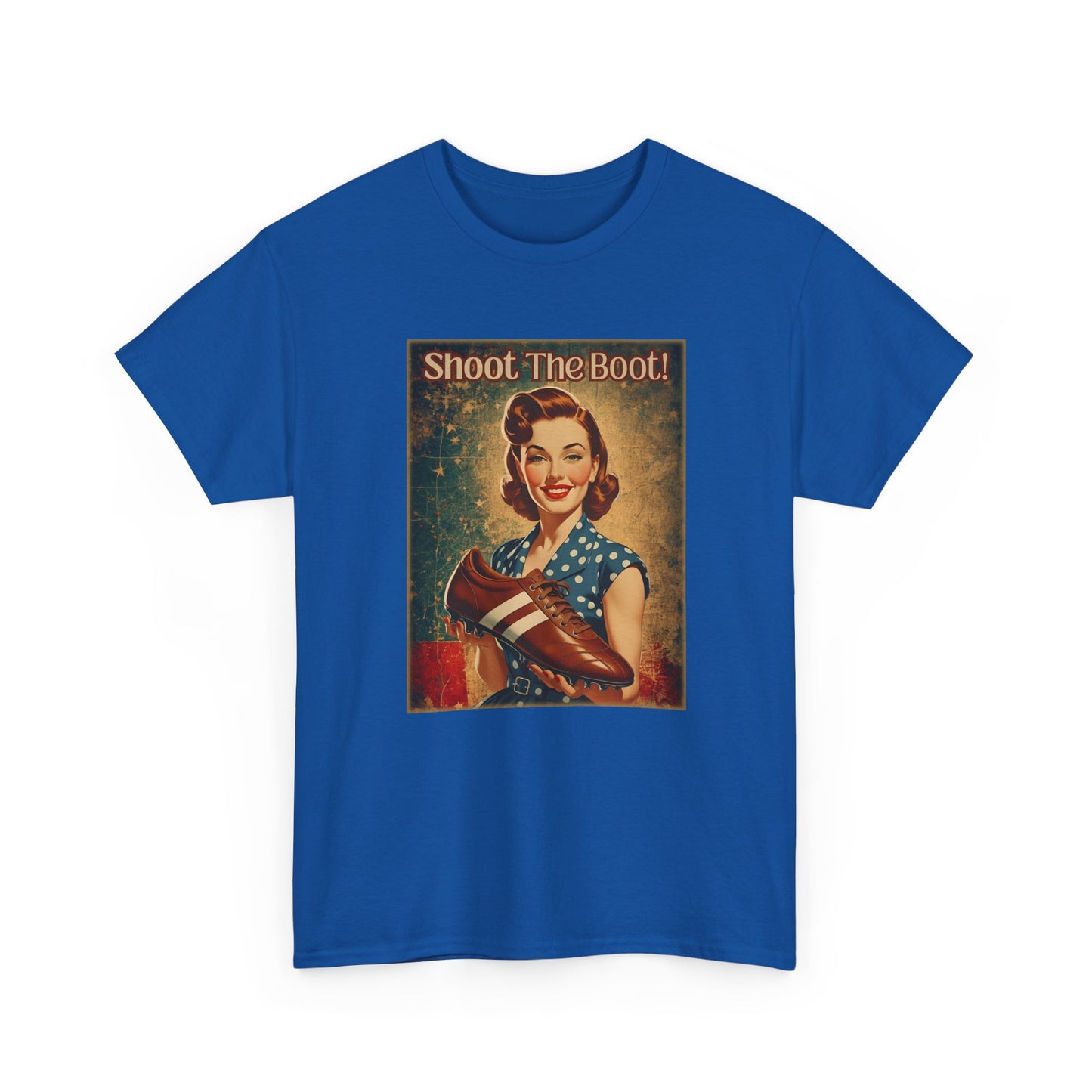 Shoot the Boot Vintage Style Unisex Heavy Cotton Tee