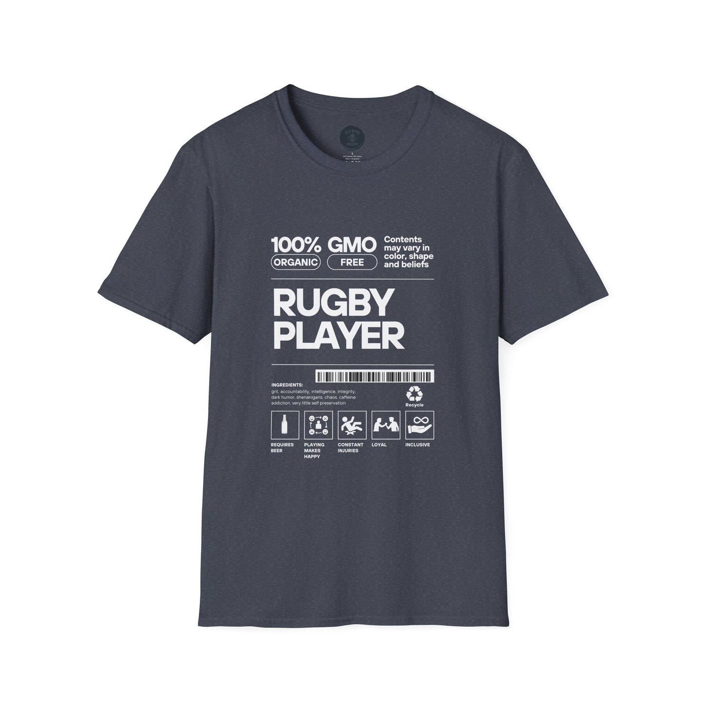 Generic Rugby Player - Unisex Softstyle T-Shirt