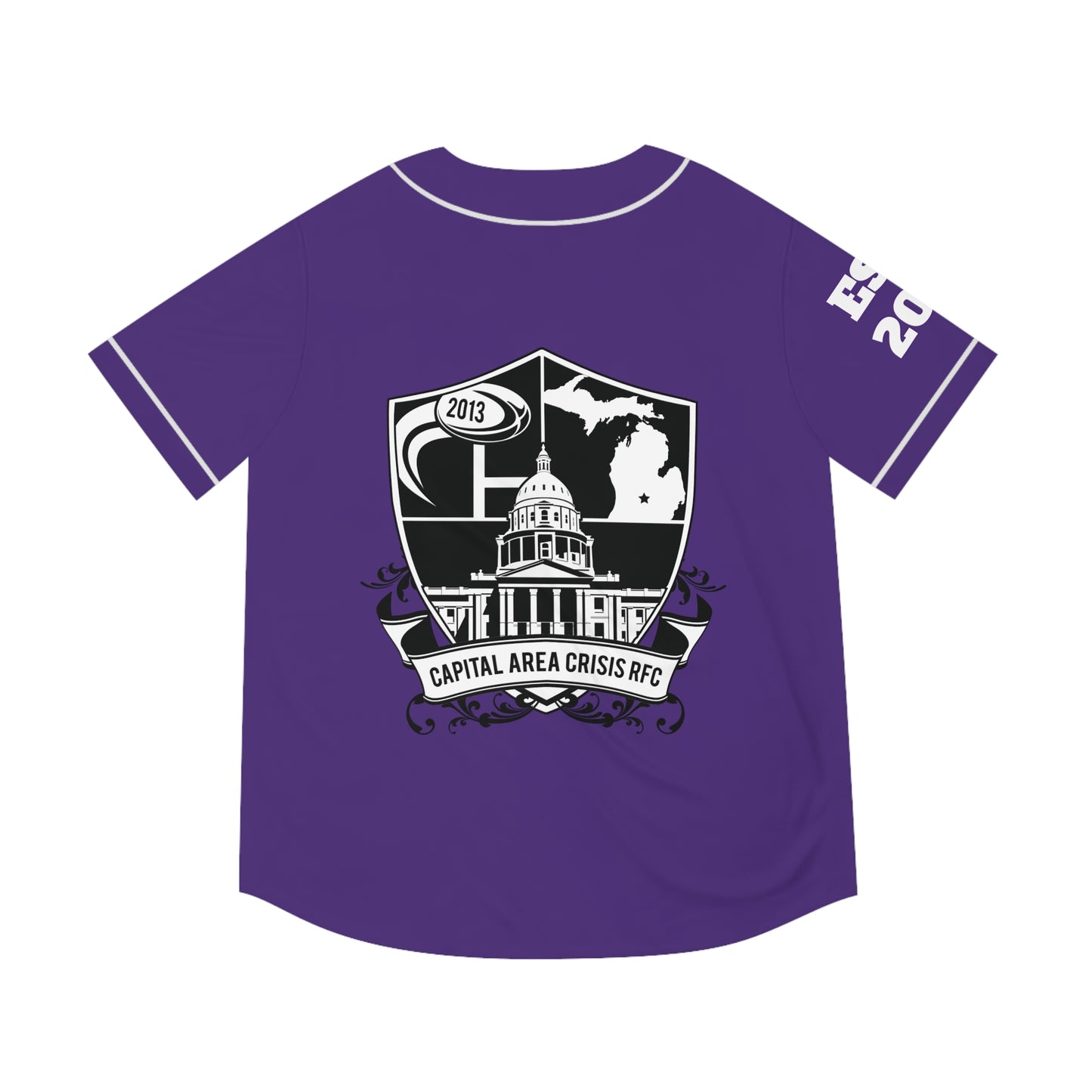 Lansing Rugby - Men's Baseball Jersey