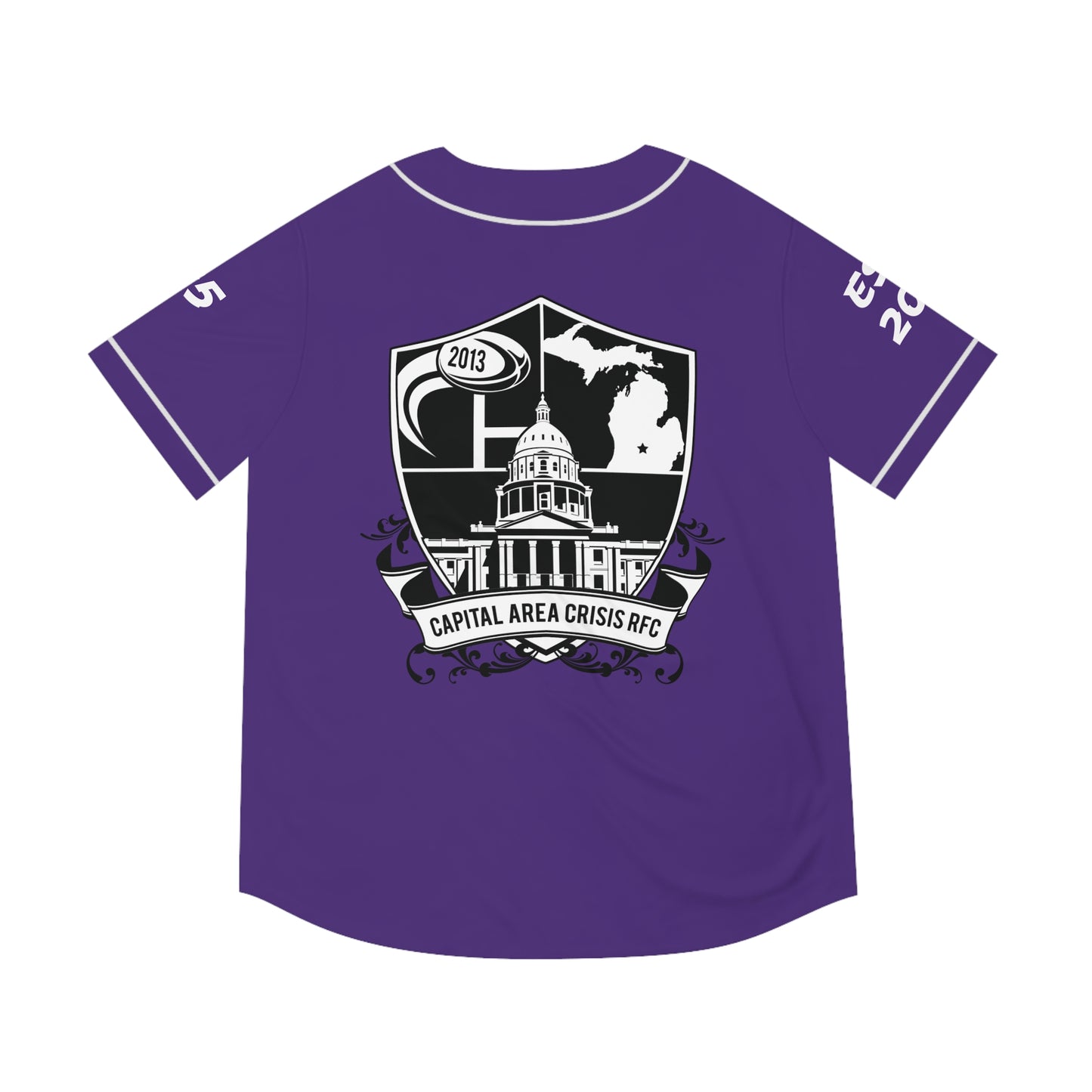 Lansing Rugby - Men's Baseball Jersey