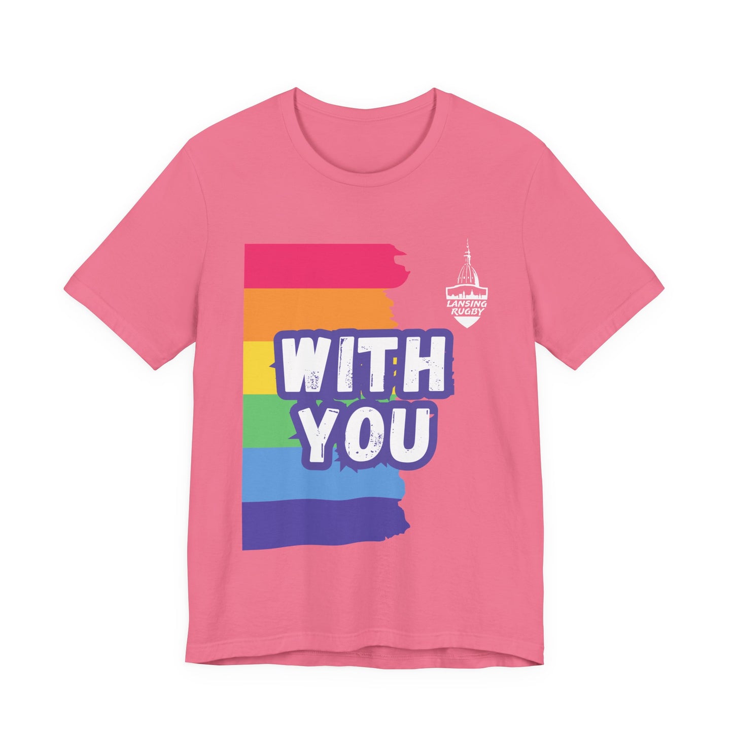 With You (Lansing Rugby ) - Unisex Jersey Short Sleeve Tee