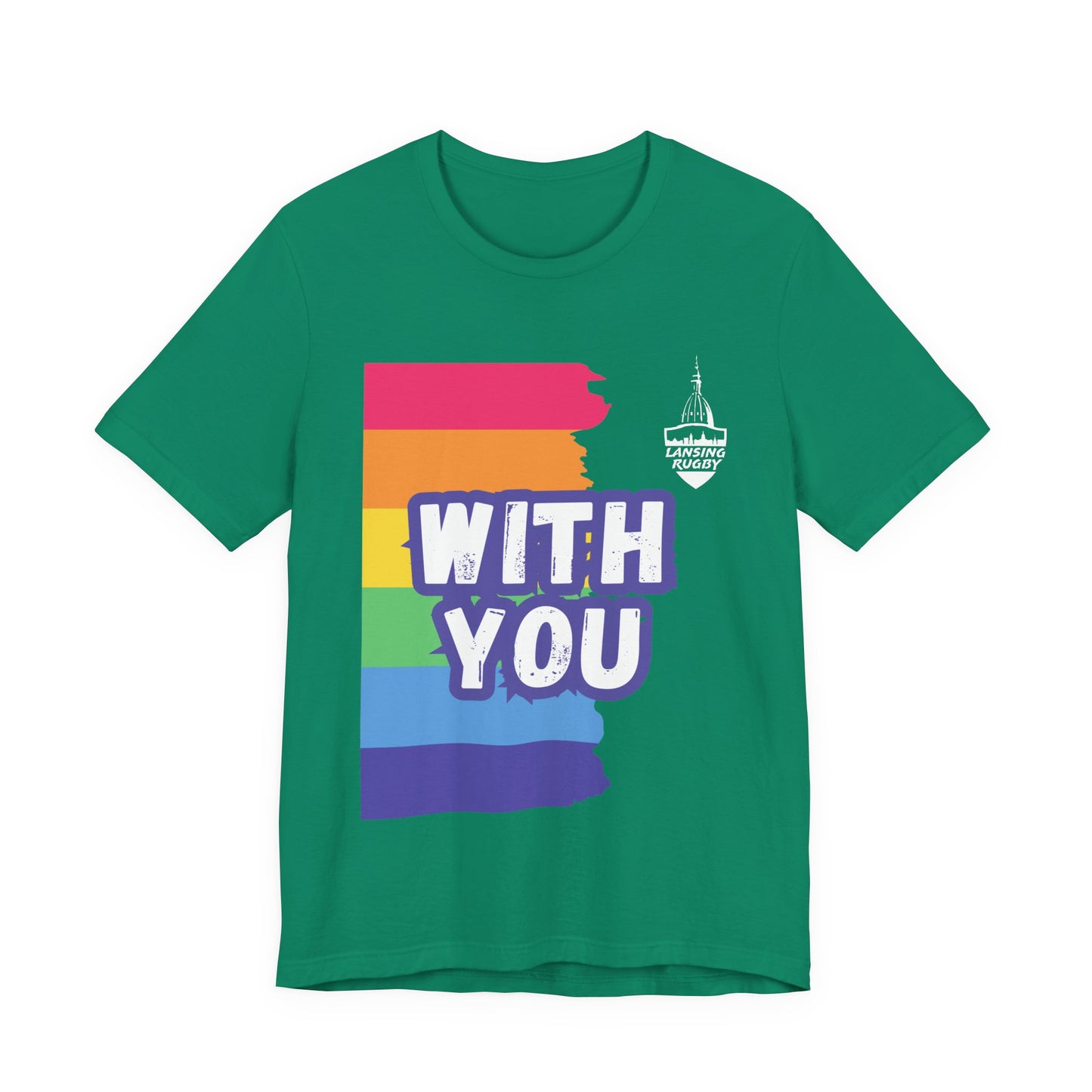 With You (Lansing Rugby ) - Unisex Jersey Short Sleeve Tee