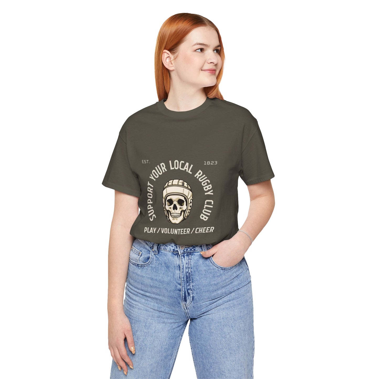 Support Your Local Rugby Club - Unisex Jersey Short Sleeve Tee