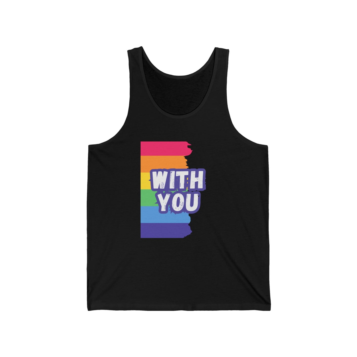 With You - Unisex Jersey Tank