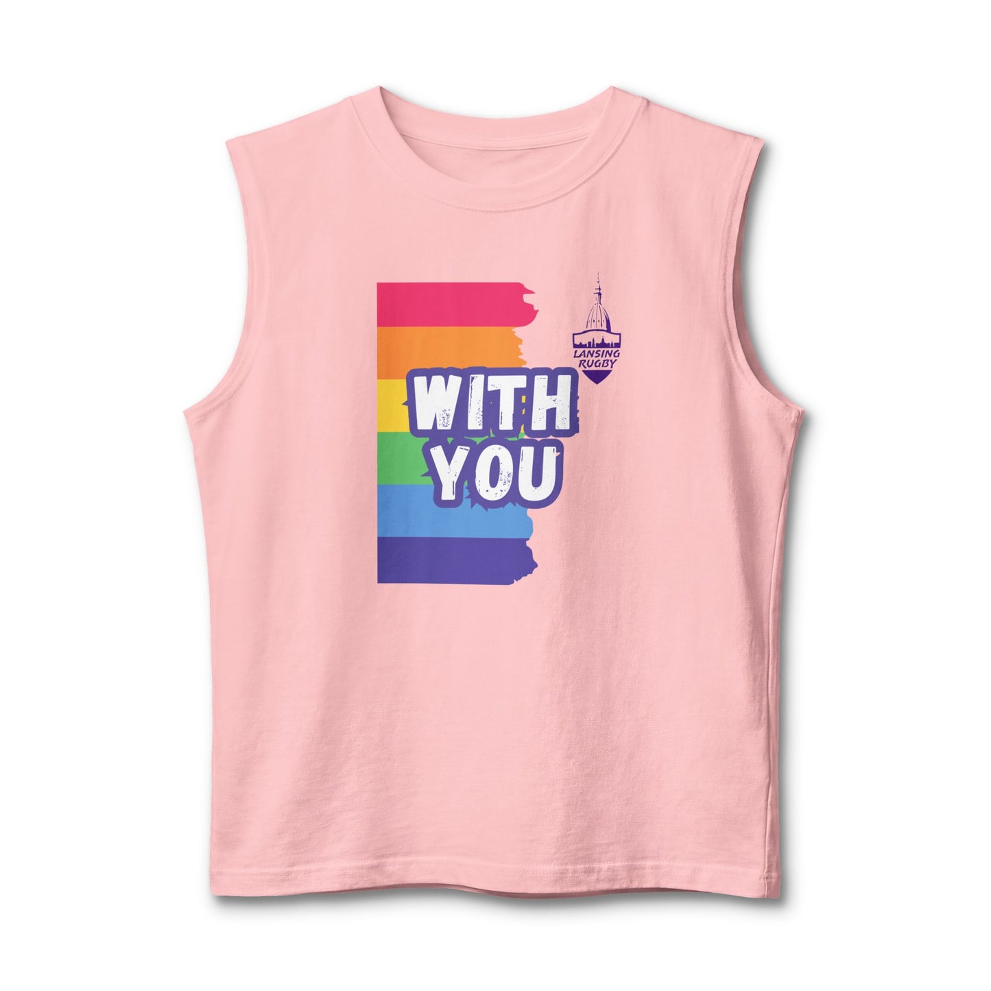 Lansing Rugby Pride - Unisex Jersey Muscle Tank